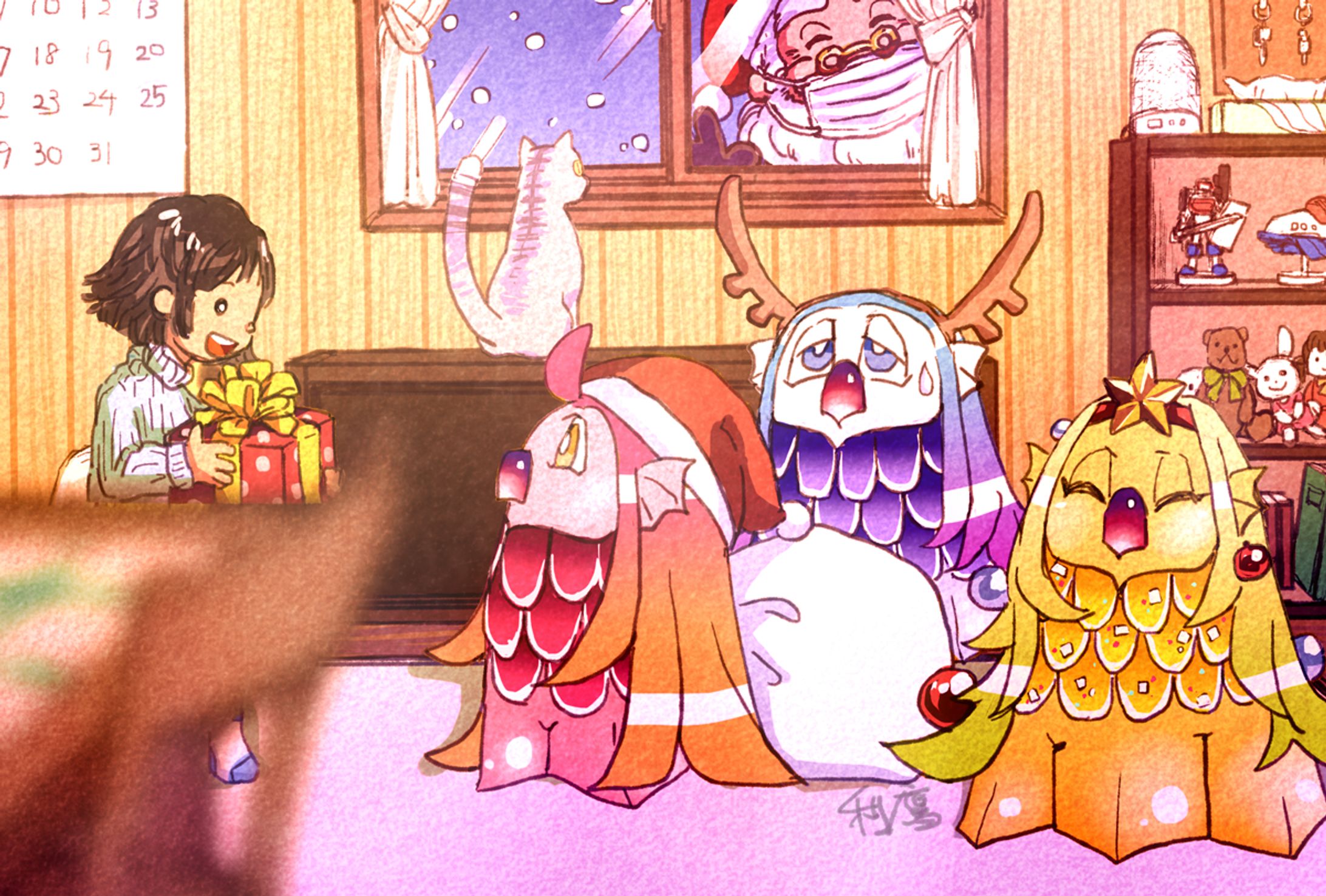 あまびえクリスマスカード-1