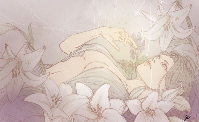 百合と鳥兜