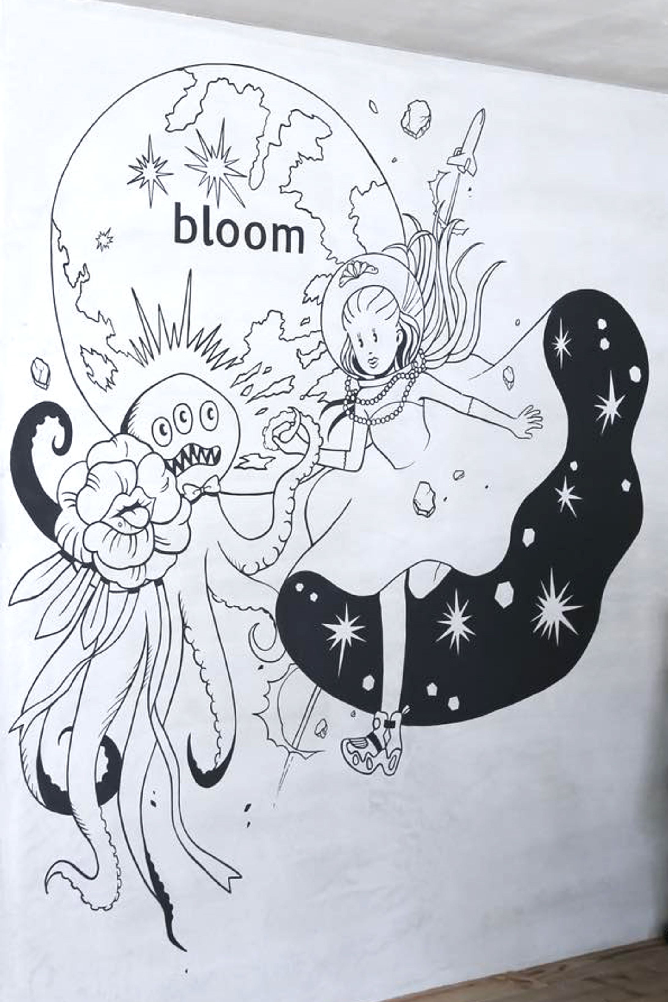 bloom様　壁画-1