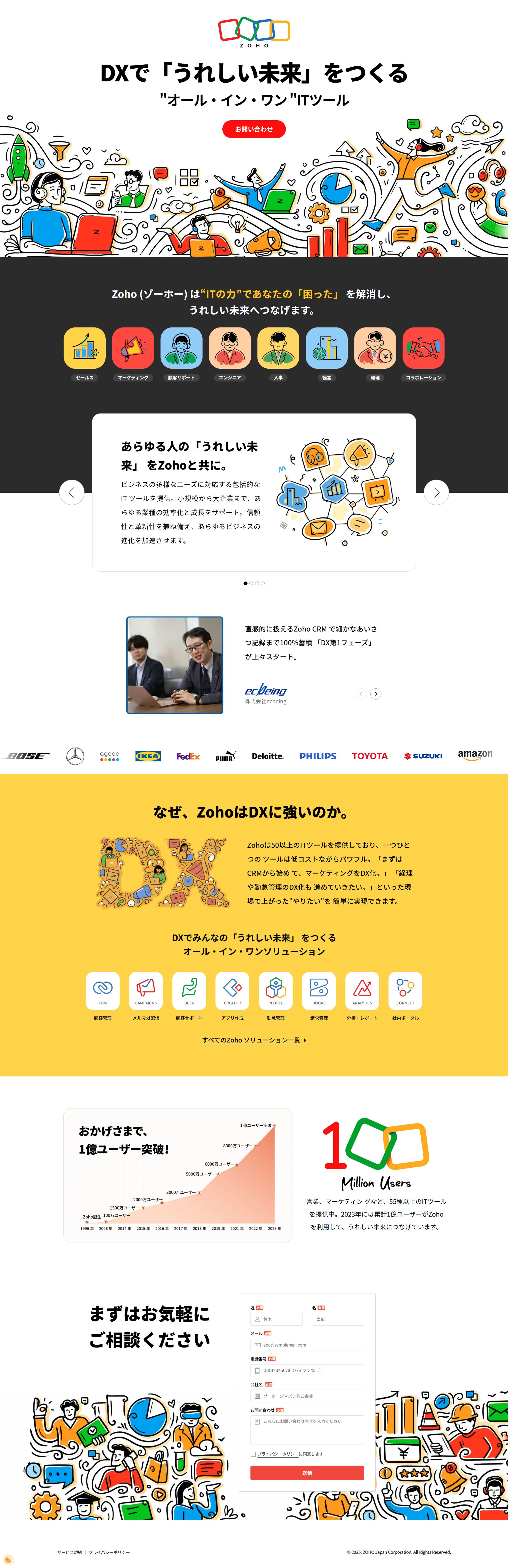 SaaSブランディング型ランディングページ-1