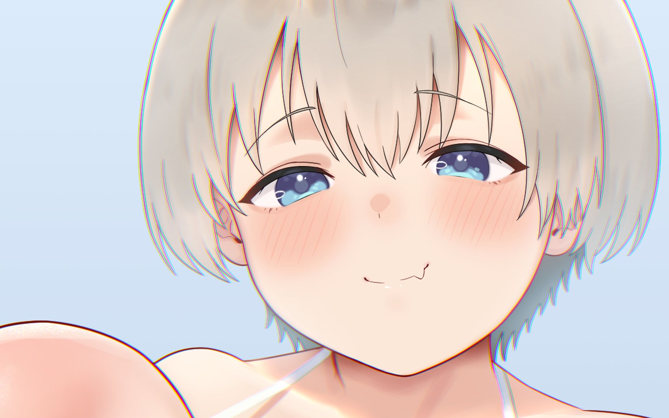 uzaki hana bikini footjob-1