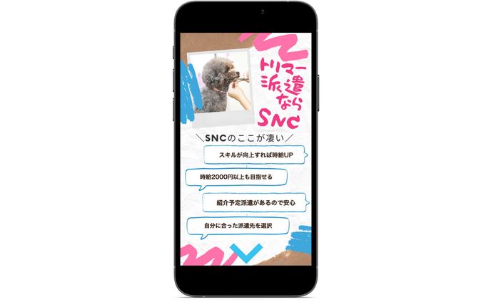 トリマー求人サイトのストーリーズ広告③