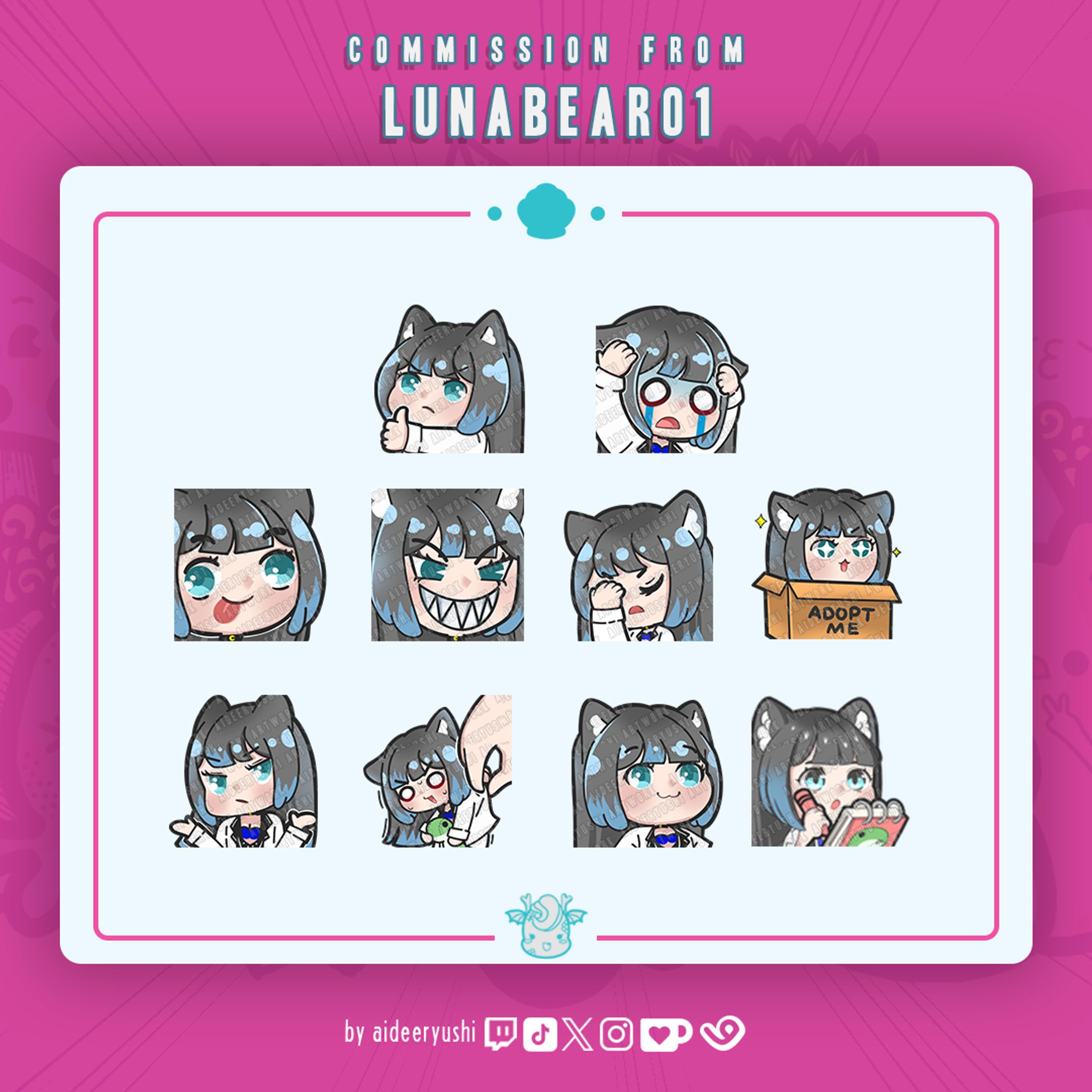 Emotes for LunaBear01-1