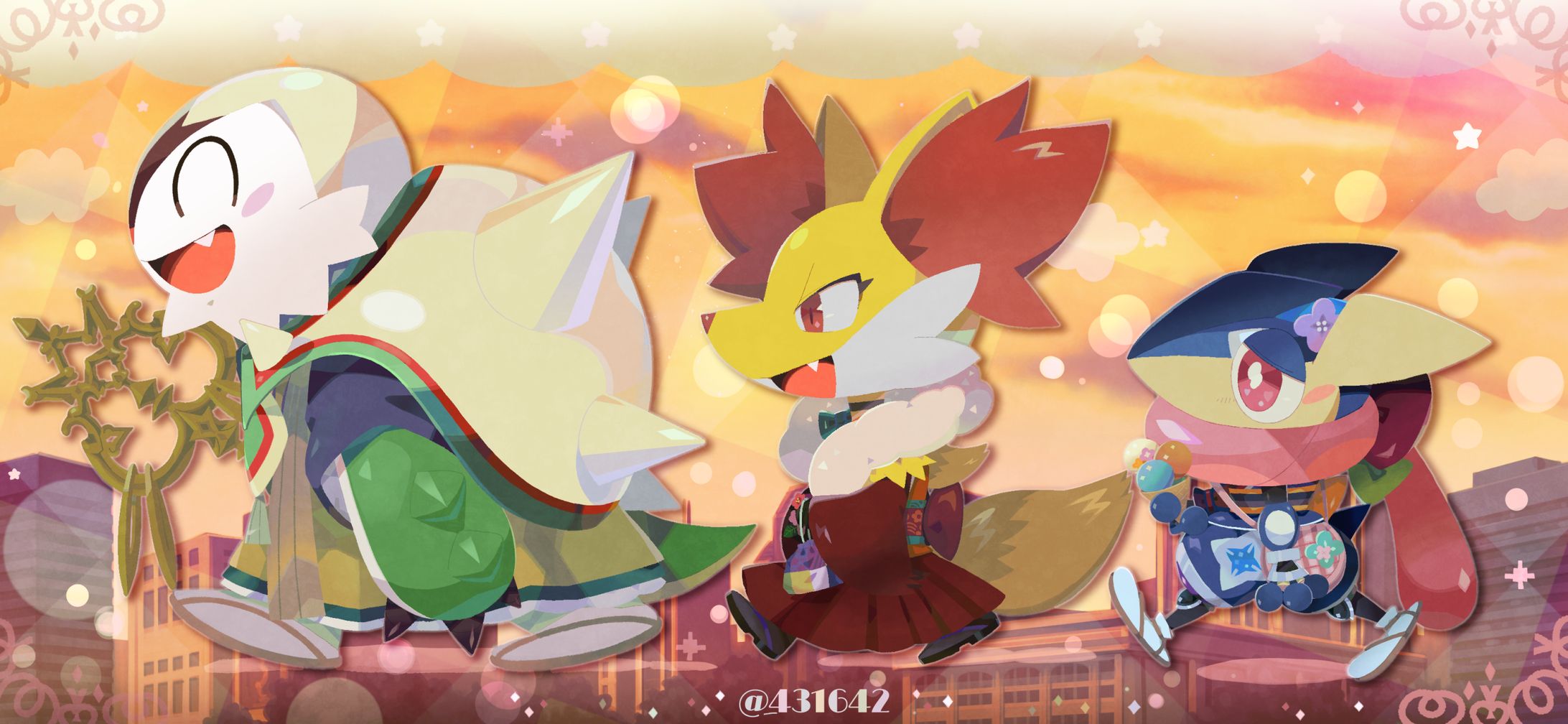 🦔🦊🐸おでかけ-1