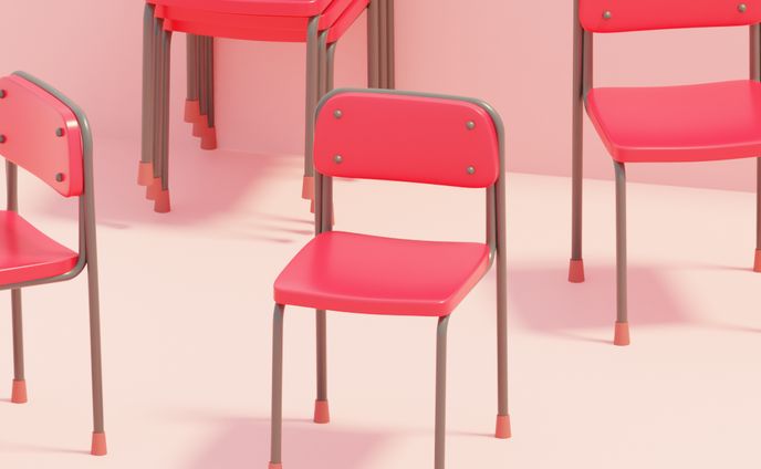 学校のイス