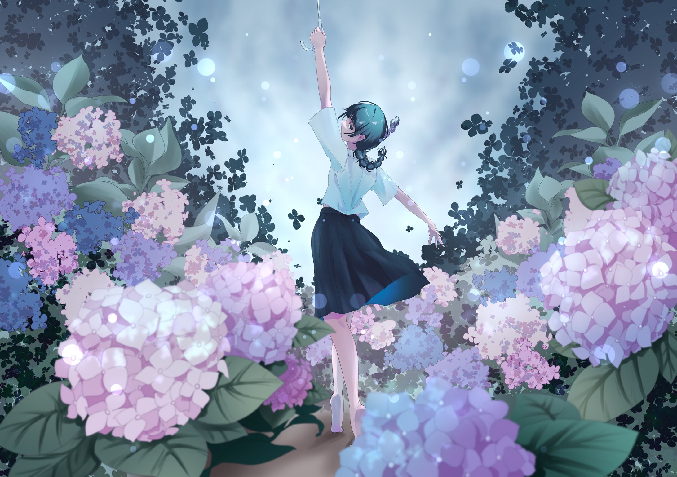カレンダー創作イラスト　6,7月-1