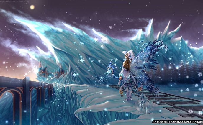 Commission for a3208
This is the update version of the previous illustration that i did for Olivia :
http://fav.me/872281201

now she is holding her magic staff and has her pretty wings shown!

DeviantArt : http://fav.me/876753720

Pixiv : https://www.pixiv.net/en/artworks/89234382

COMMISSION OPEN : http://fav.me/d8qyc2q

#Digital2D #Illustration #EnvironmentalConceptArtDesign #AnimeManga #Anime #digital #commissionopen #whitenamikaze #artcommission2020 #moe #girl #originalcharacter #pretty #cellshade #witch #wizard #ice #snow #snowflakes #mountain #fog #fantasy #magic #brownhair #boots #castle #traintracks #background #fairy wings #magicstaff