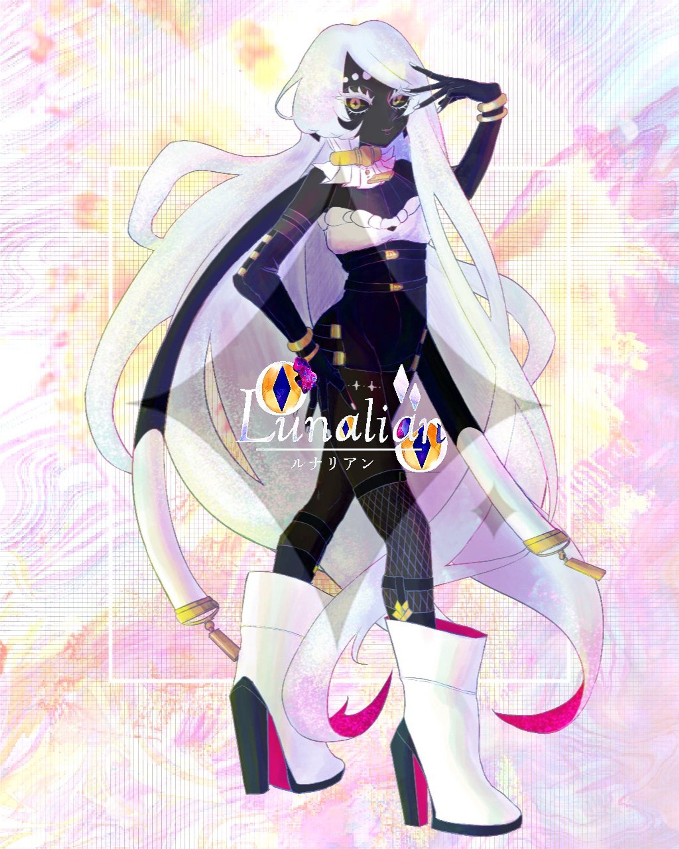 【VTuber】キービジュアル作成-1