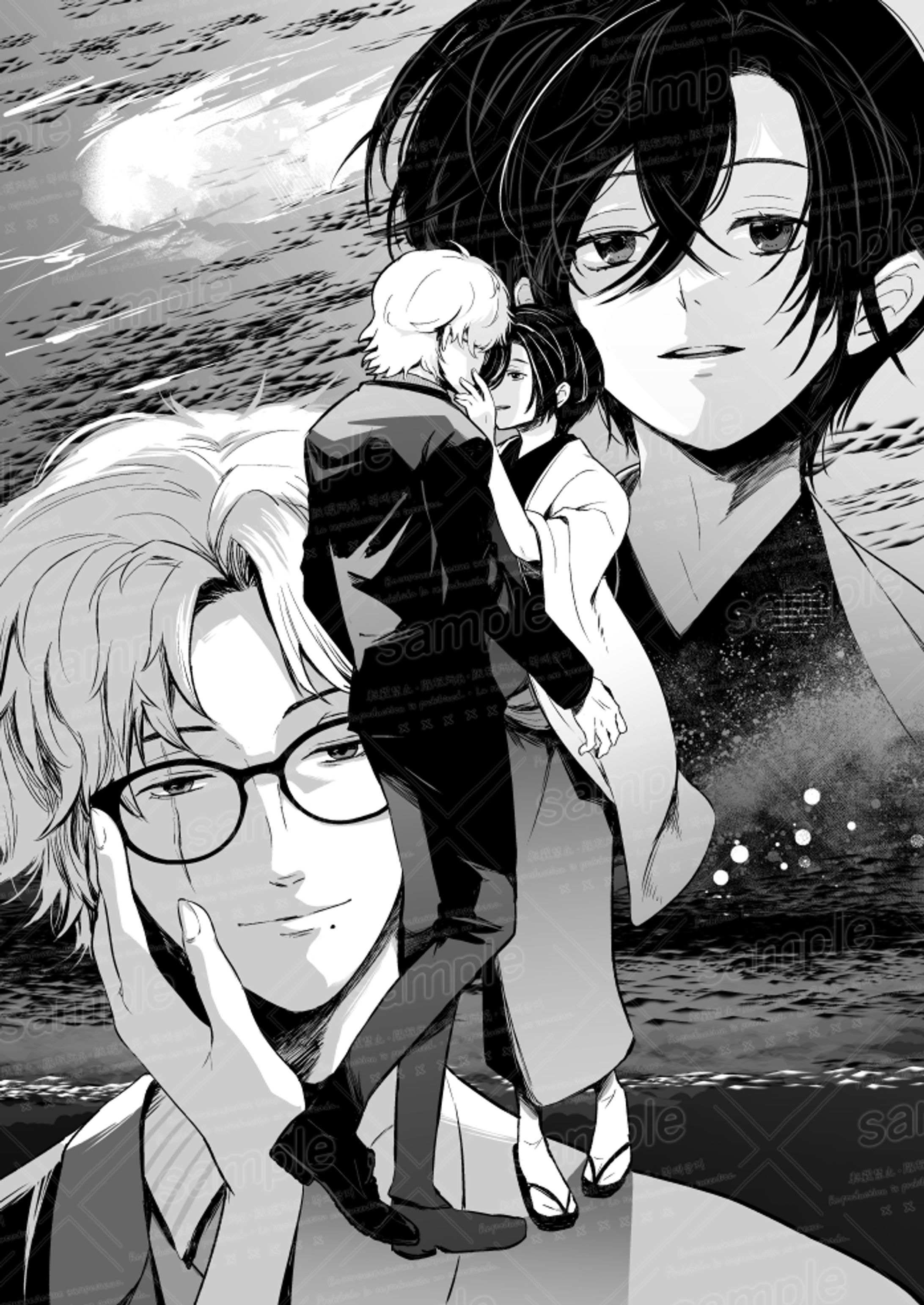 モノクロイラスト-1