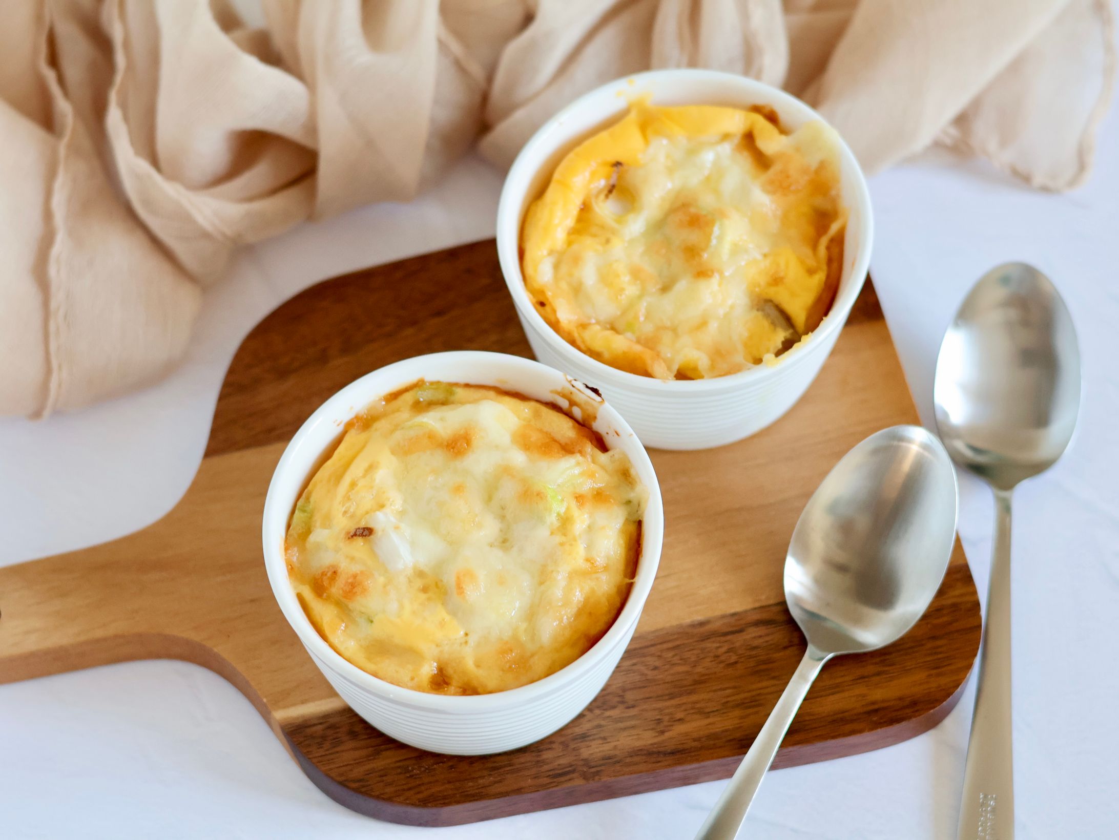 サーモンと長いもの和風ココットキッシュ-1