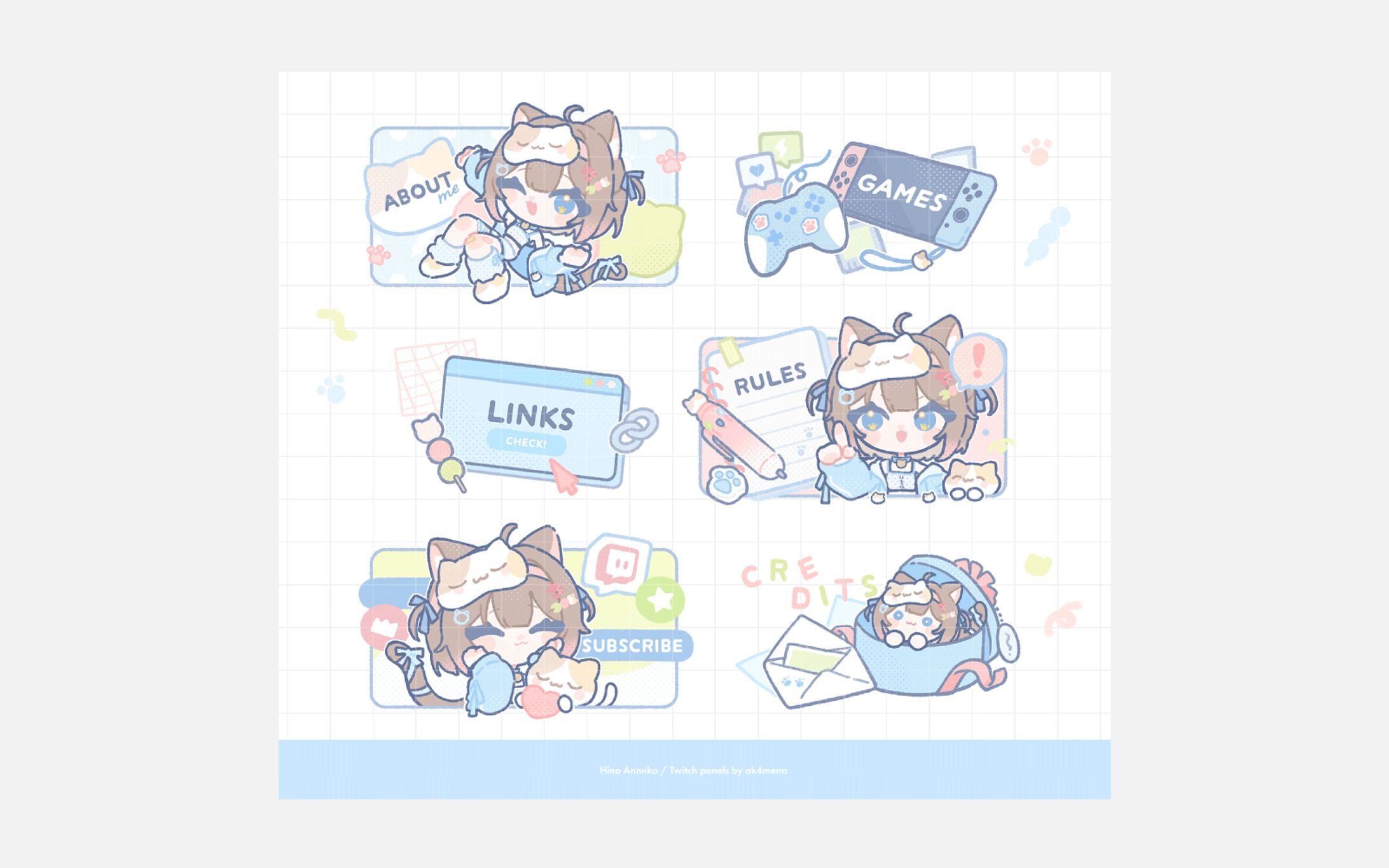 skeb / Twitch パネルイラスト-1
