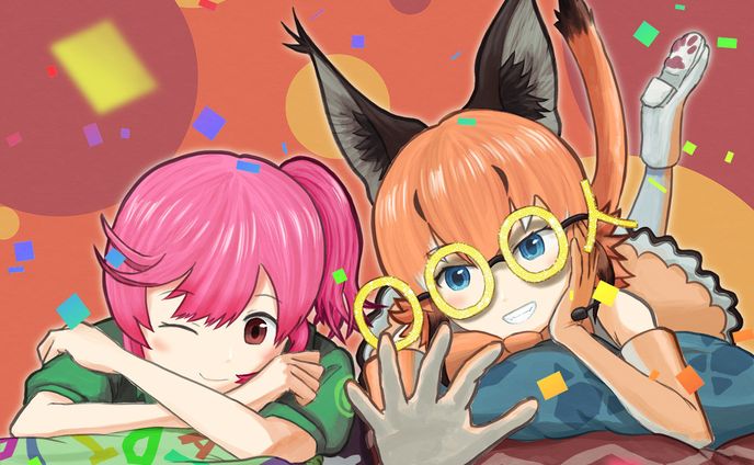 漫画、イラスト、けものフレンズ