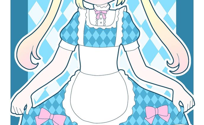 illust、ツインテ―ル