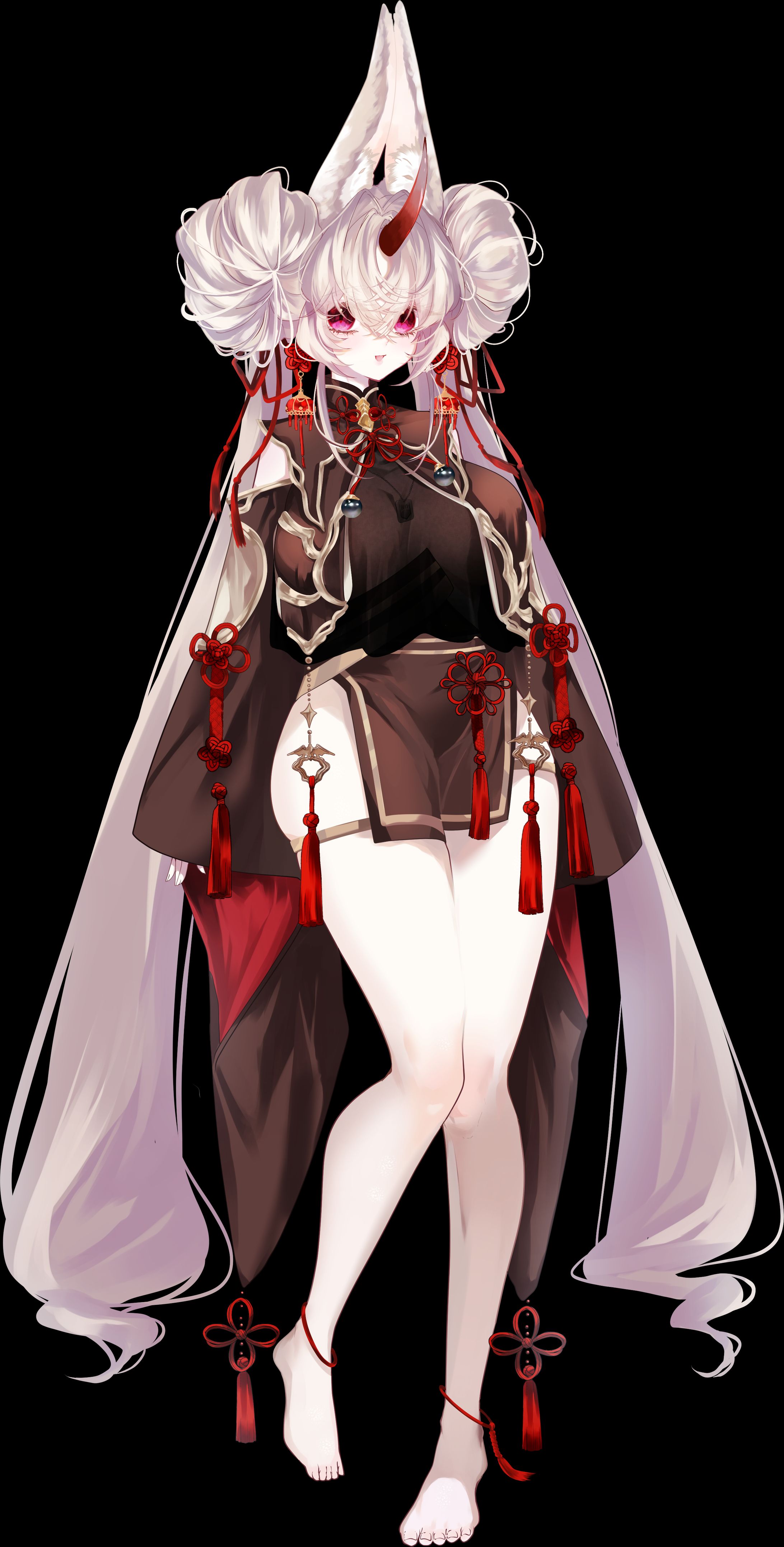 中華風　女子　立ち絵-1