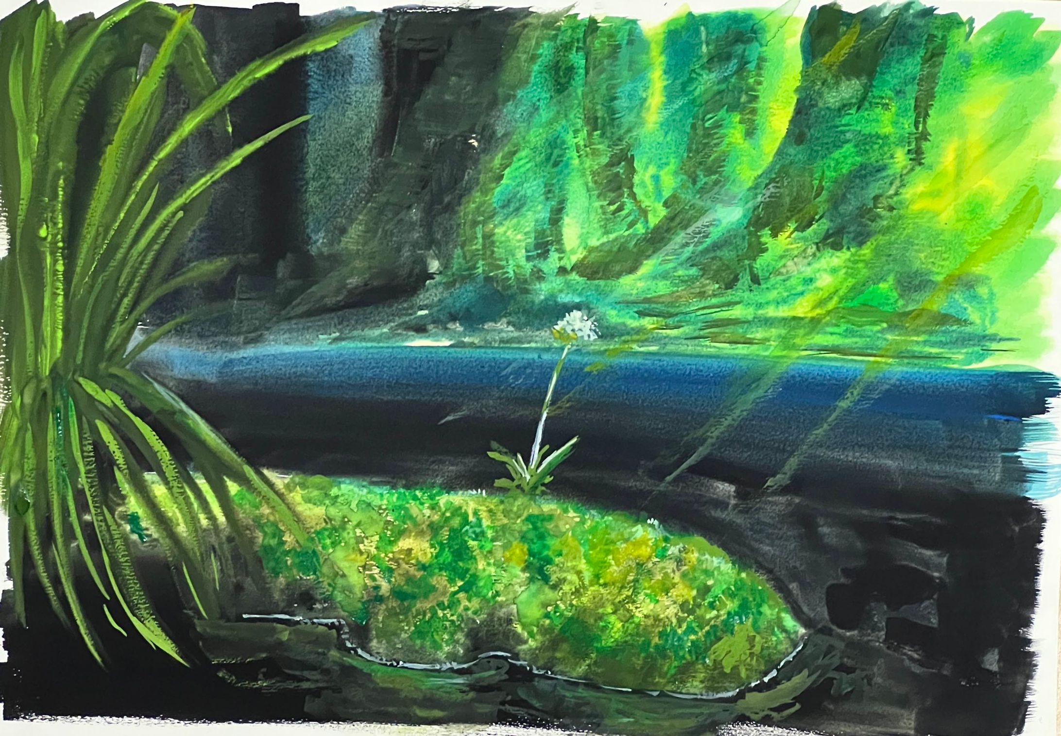作品模写(アナログ)　2時間-1