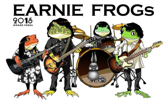 EARNIE FROGs　蛙化