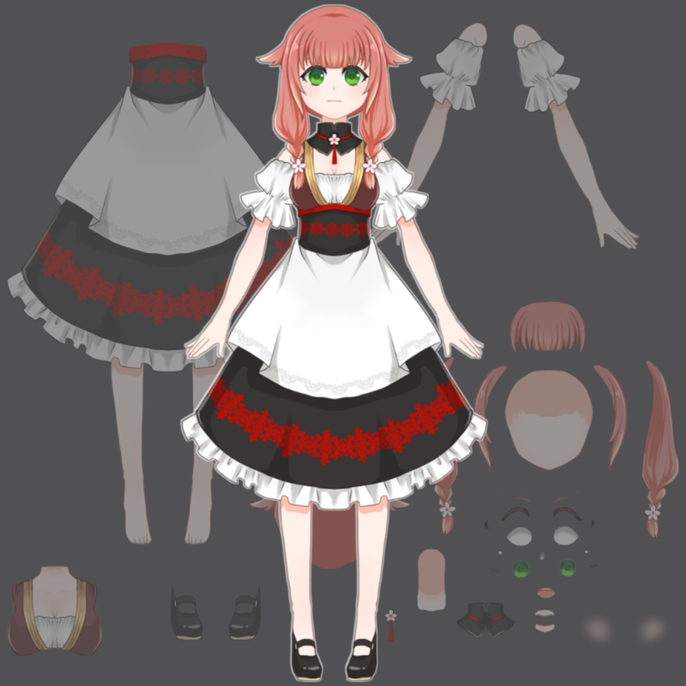 Live2d立ち絵サンプル-1