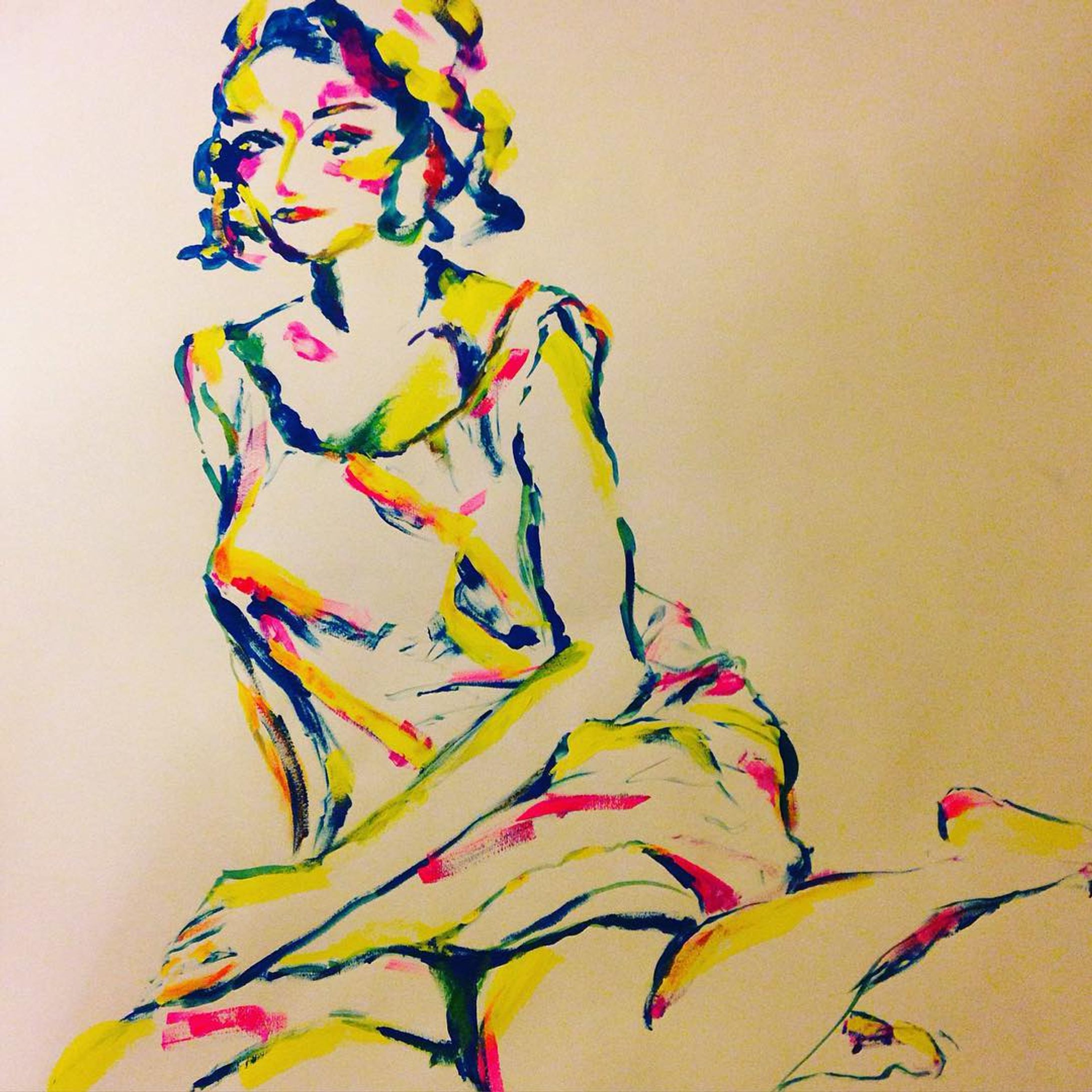 #lifedrawing #art #drawing #illustration #colors #acrylics #stroke #nude #model #fashion #design #three #interior #magazine #ファッション #アート #イラスト #アクリル #ドローイング #デッサン #イラスト #カラー #雑誌 #ロンドン #london #uk #music #light #shadow #emotion #museum-1