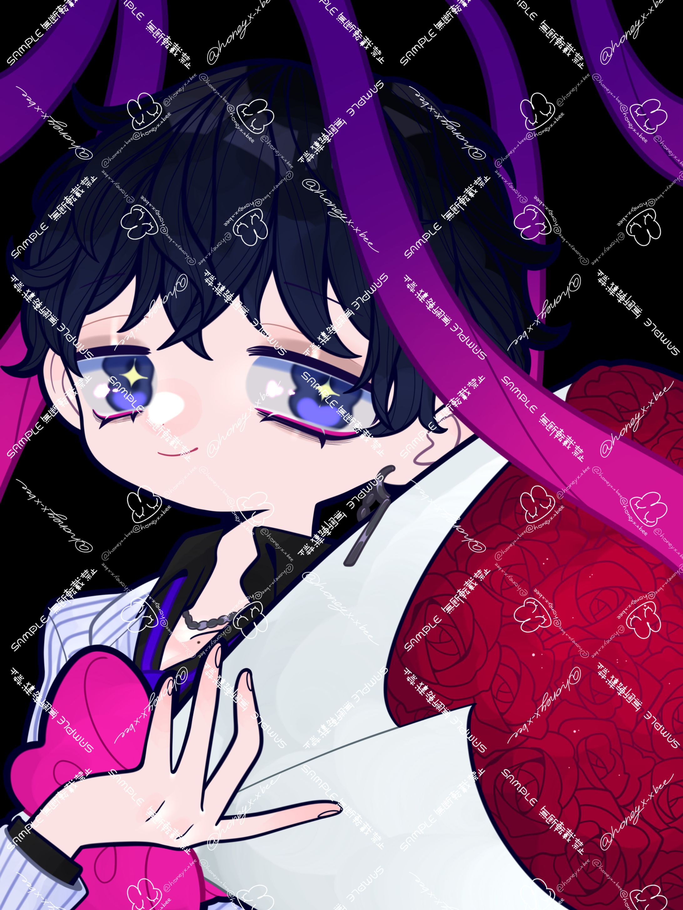 記念日に贈られるイラスト-1