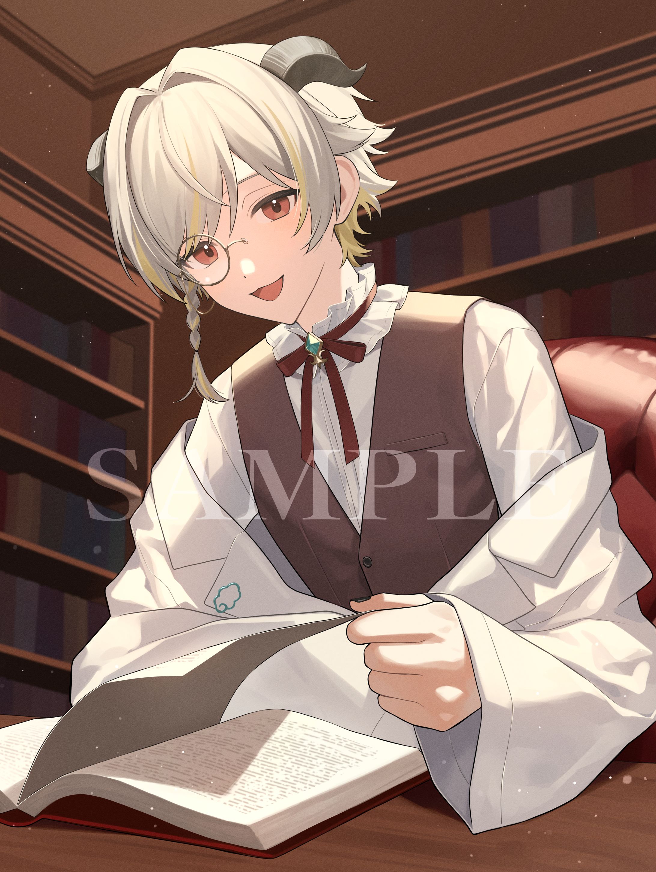 羊雲クルム様 Re:デビュー半年記念イラスト-1