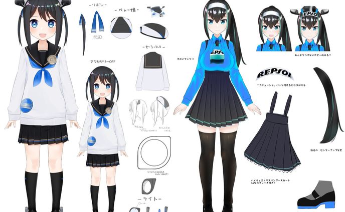 バイク擬人化