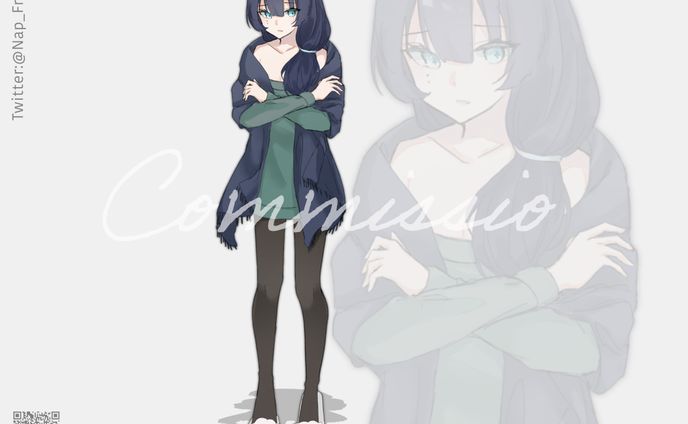 カラーラフ立ち絵