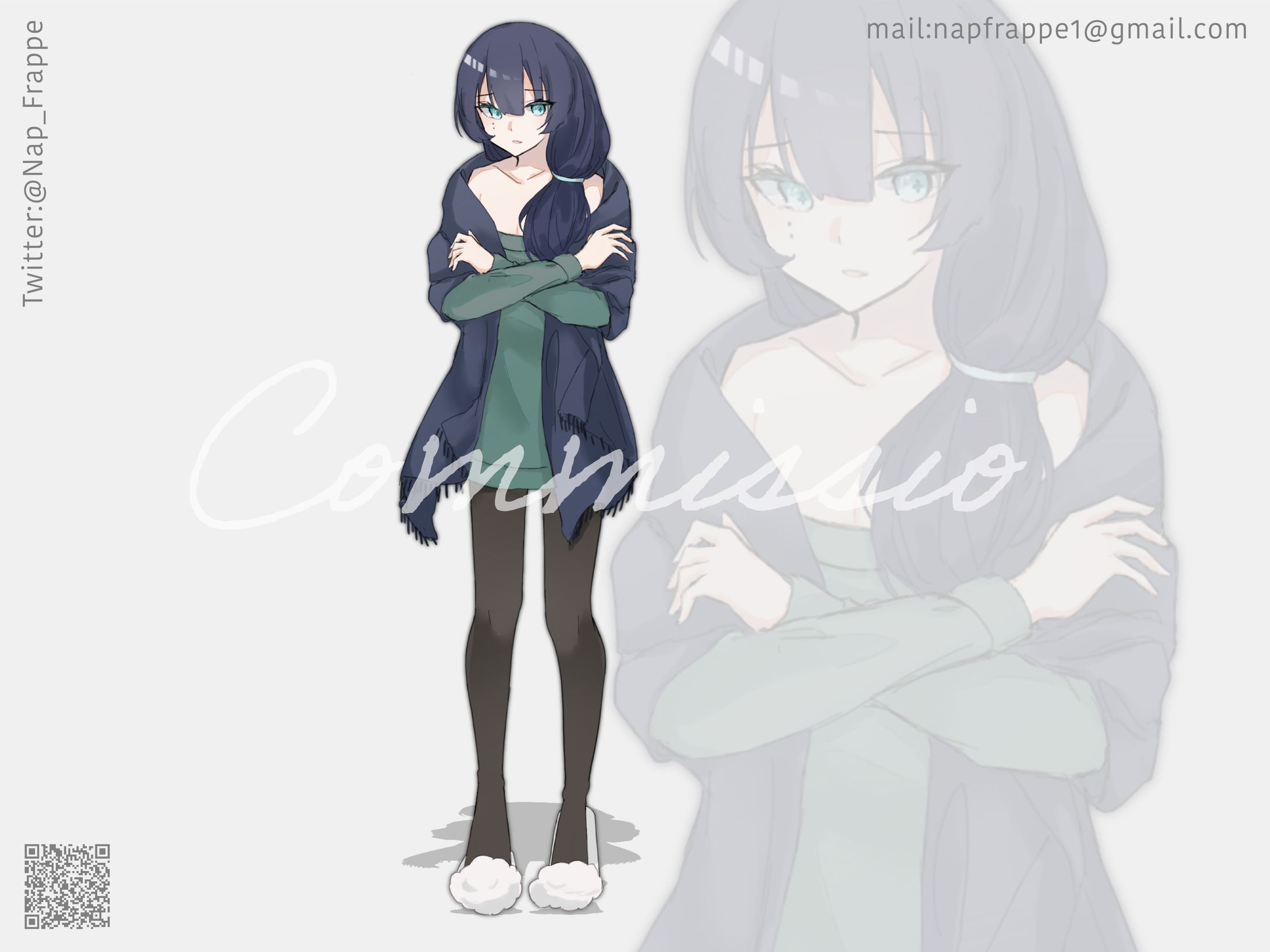 カラーラフ立ち絵-1