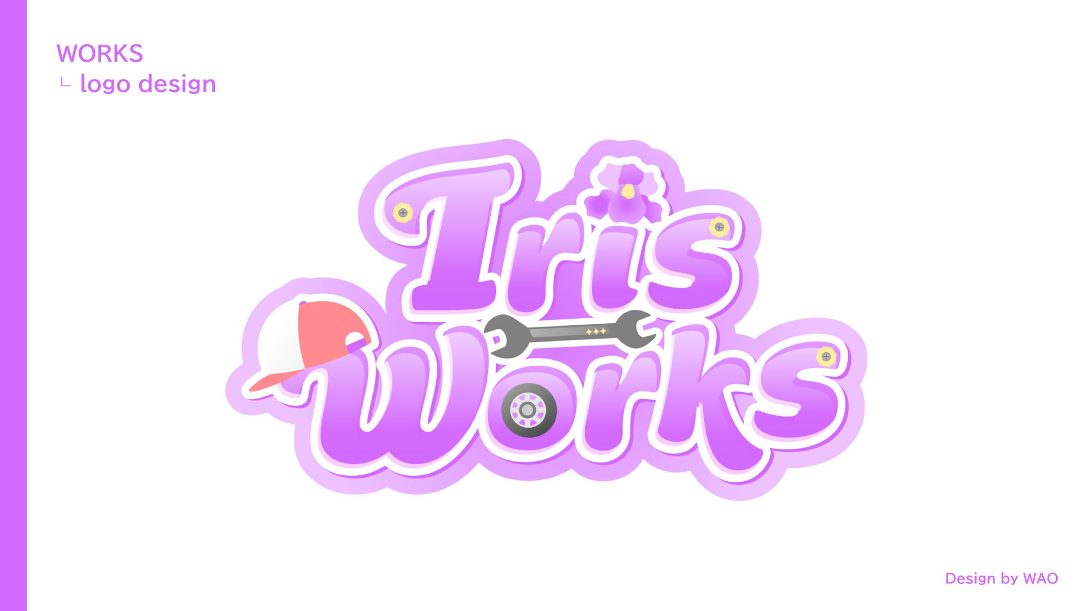 【ゲーム内店舗ロゴ】Iris Works｜ぷるぐらっ！ 桃乃木ももか様-1