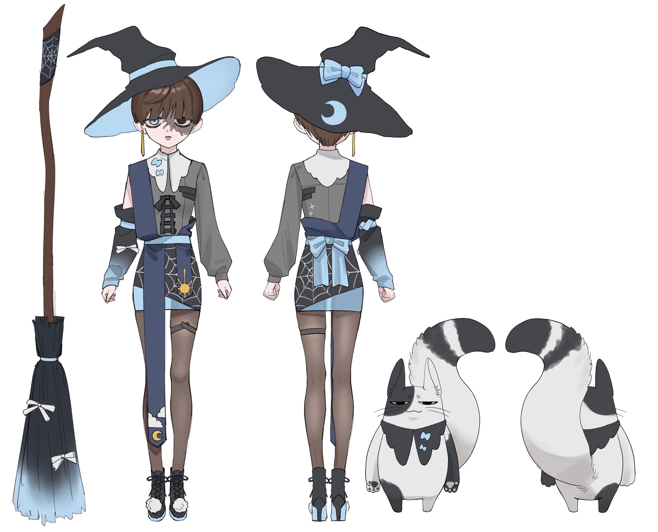 ハロウィン魔女キャラデザ-1