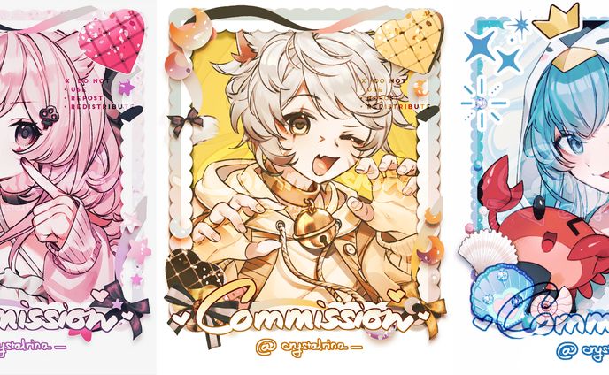 【Commission】 Polaroid style