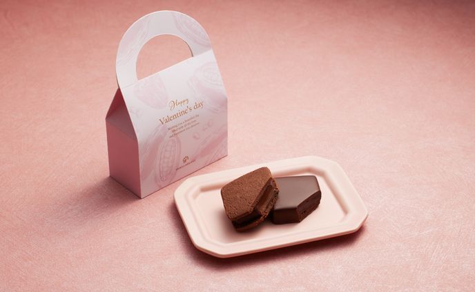 バレンタイン商品のパッケージデザイン