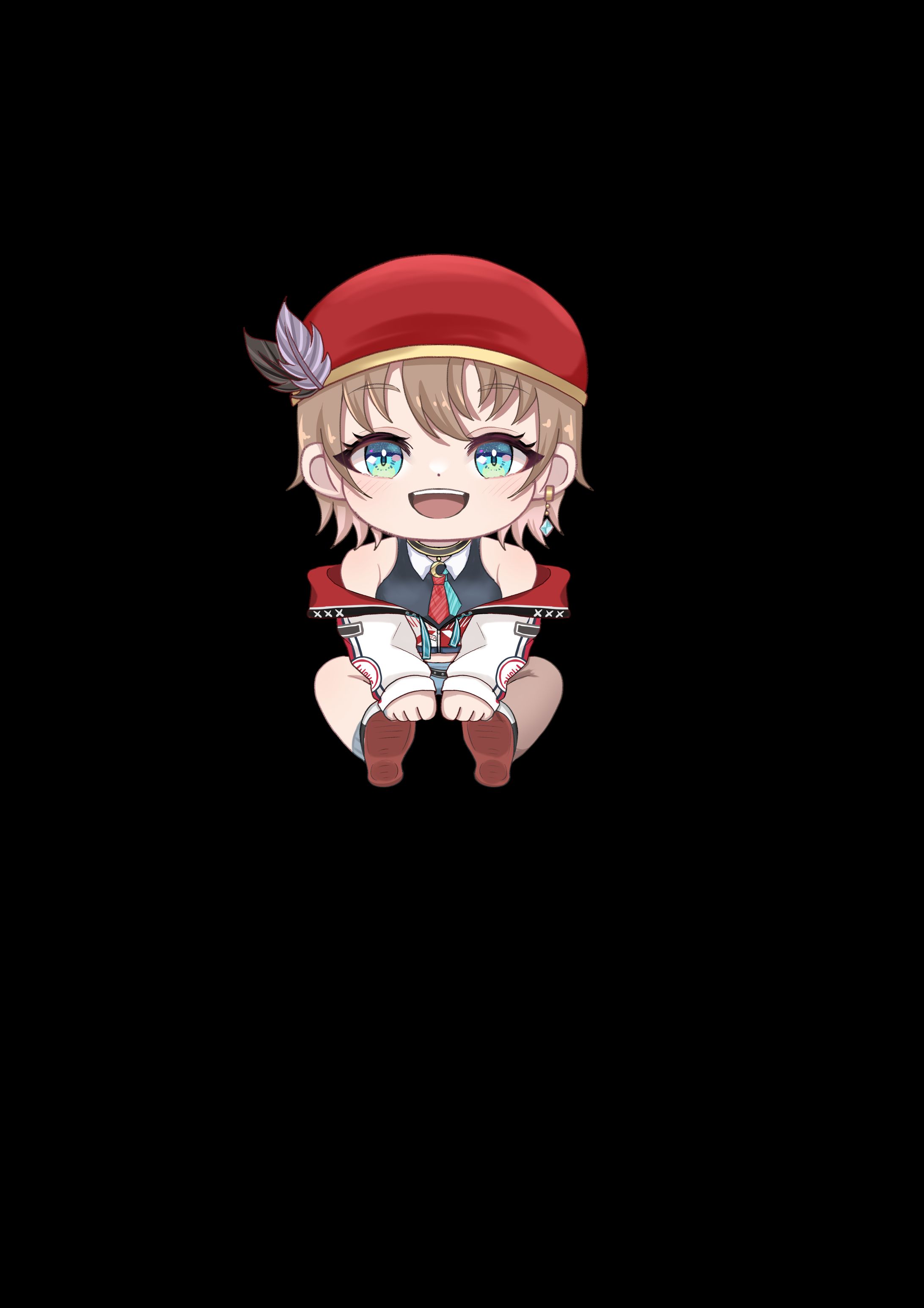 セルフVTuber「さくなさく」ミニキャラ-1