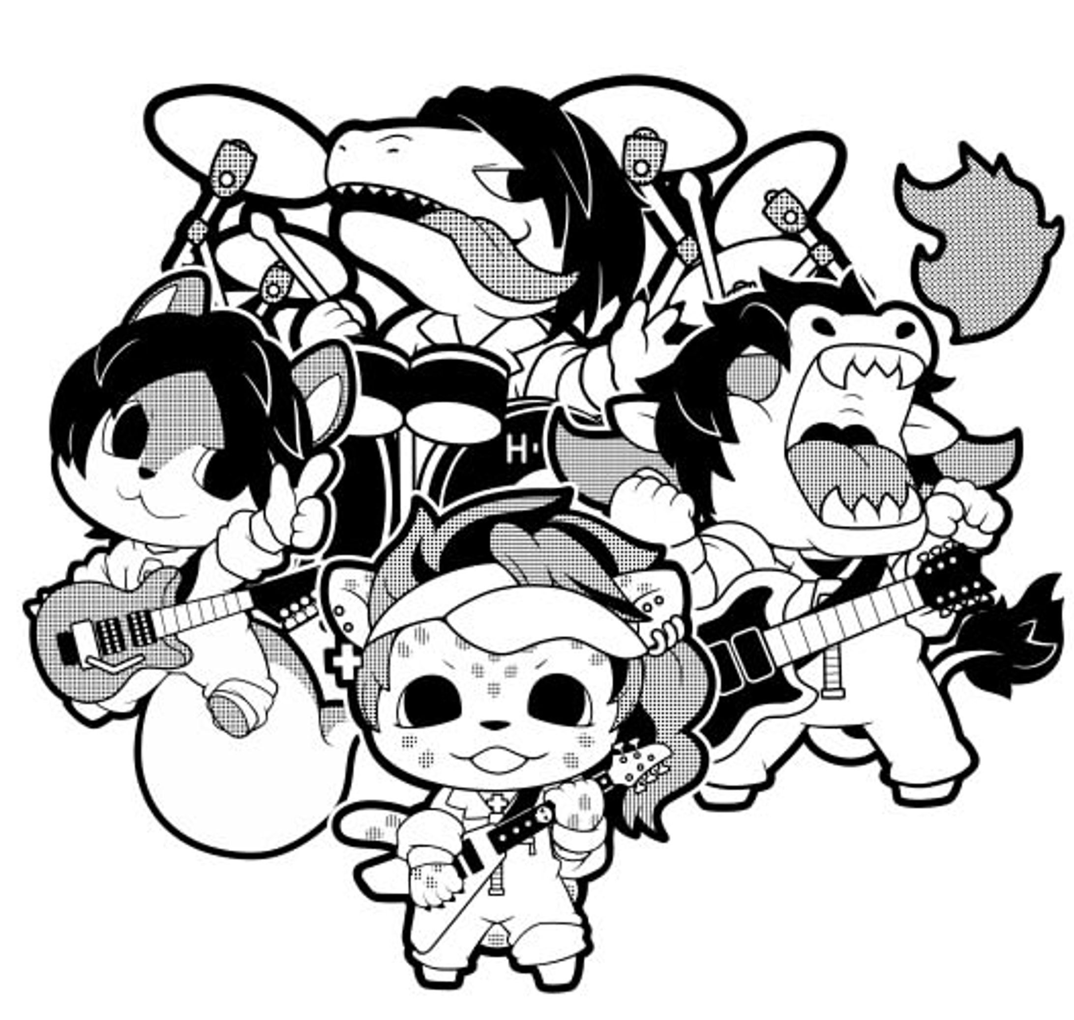 H・∀・K Factory様/バンドTシャツ-1
