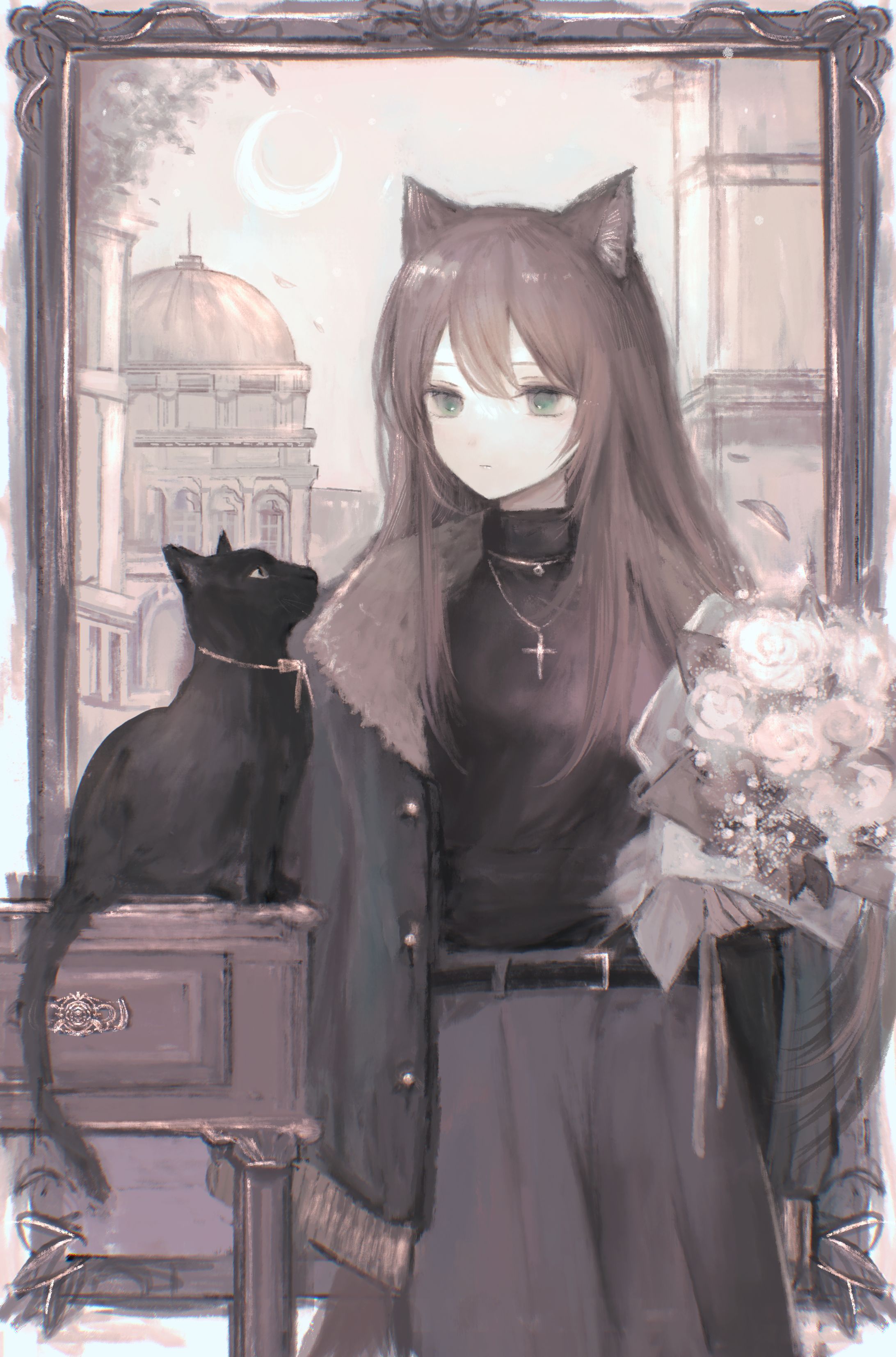 黒猫と少女-1