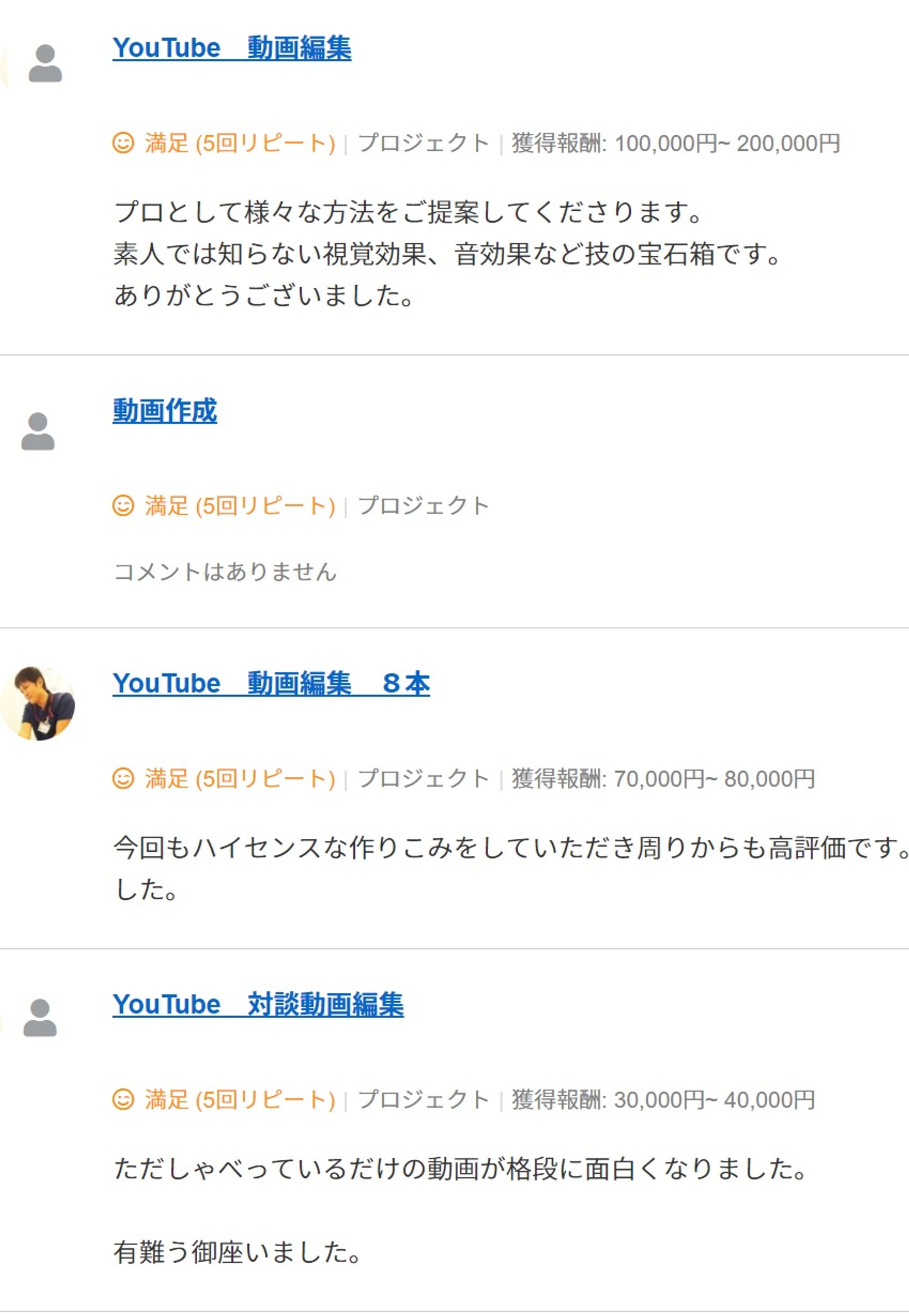 レビュー実績-1