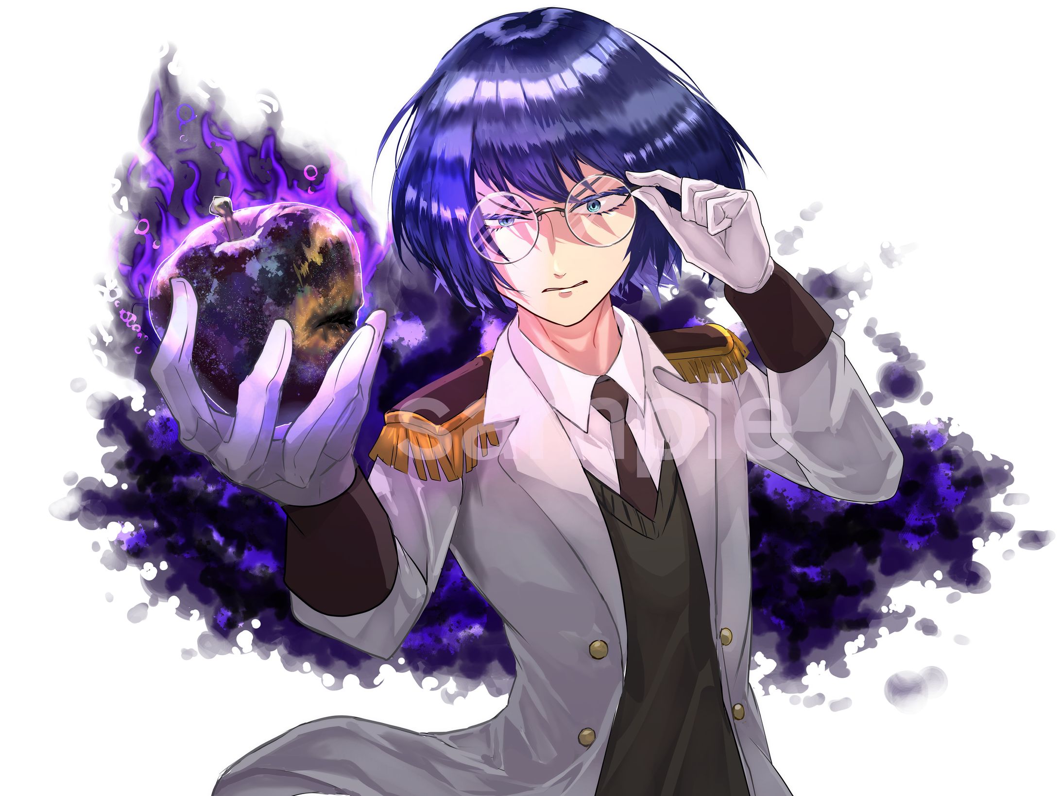 エフェクト付きキャライラスト-1