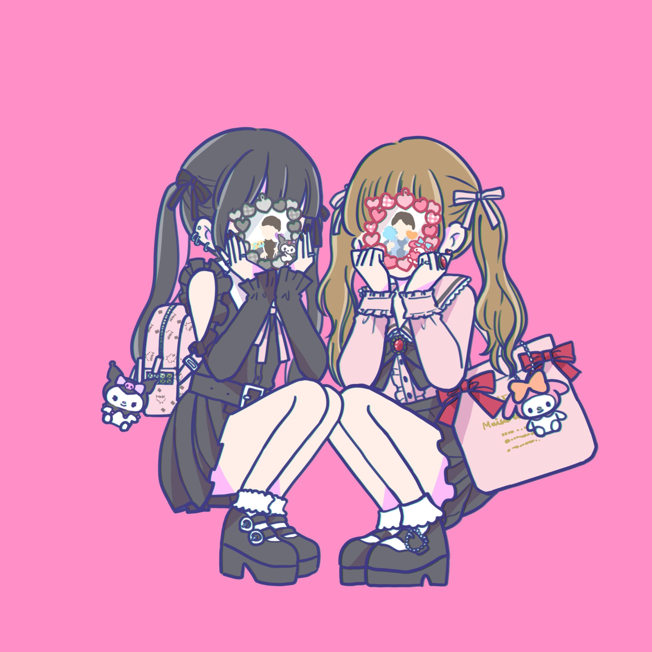 【イラスト】ポップなオリジナル女の子-1
