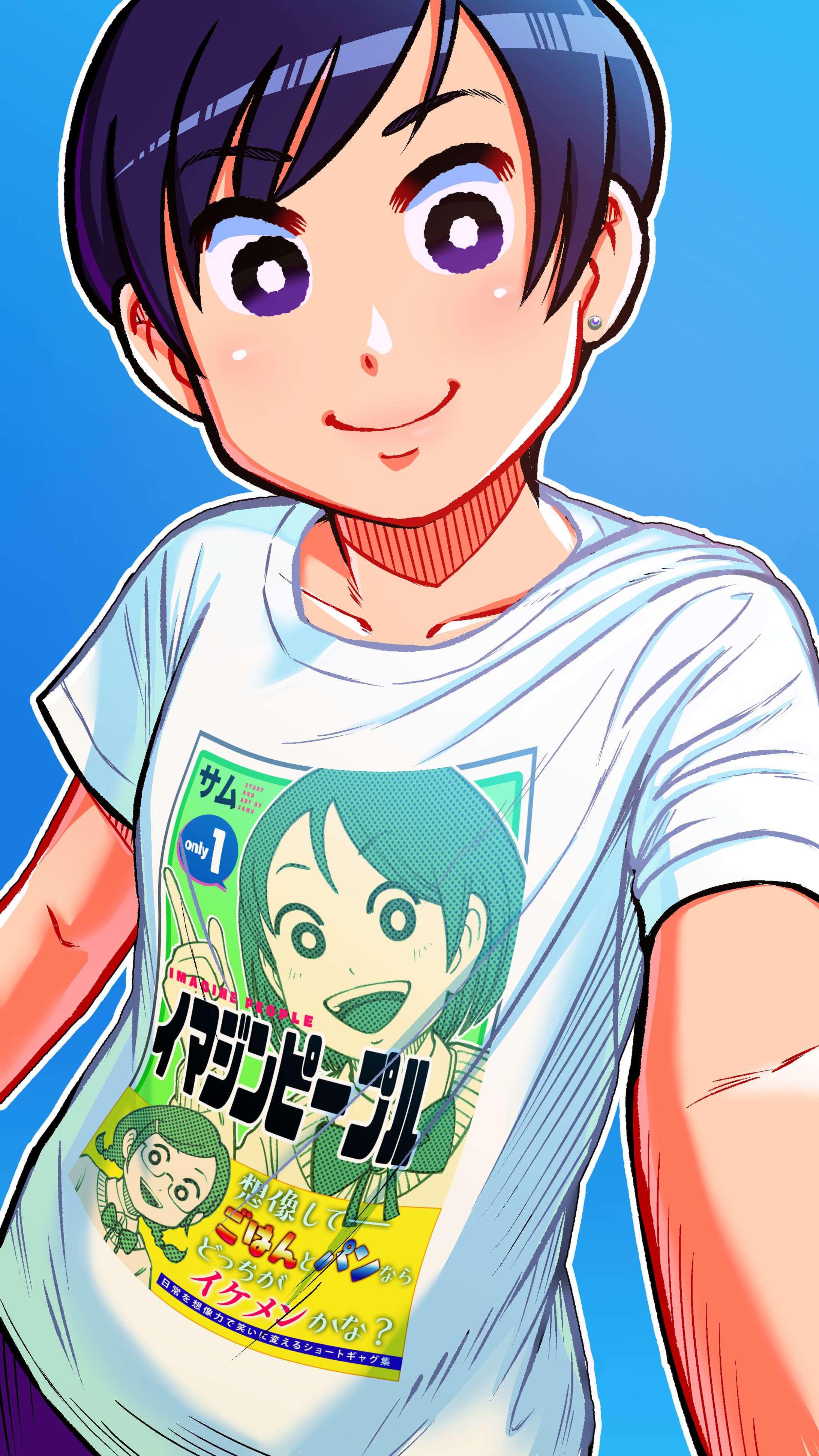 Tシャツ女の子-1
