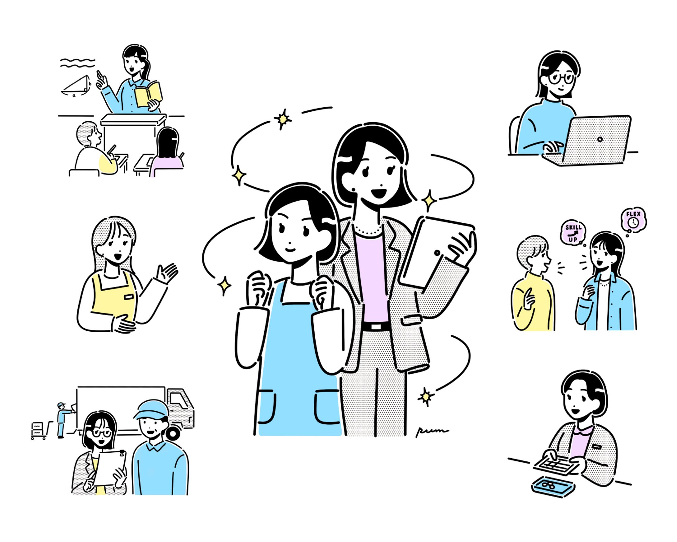 【works】LEE(集英社)4月号 『30代、40代からのキャリア・リスタート』 特集-1