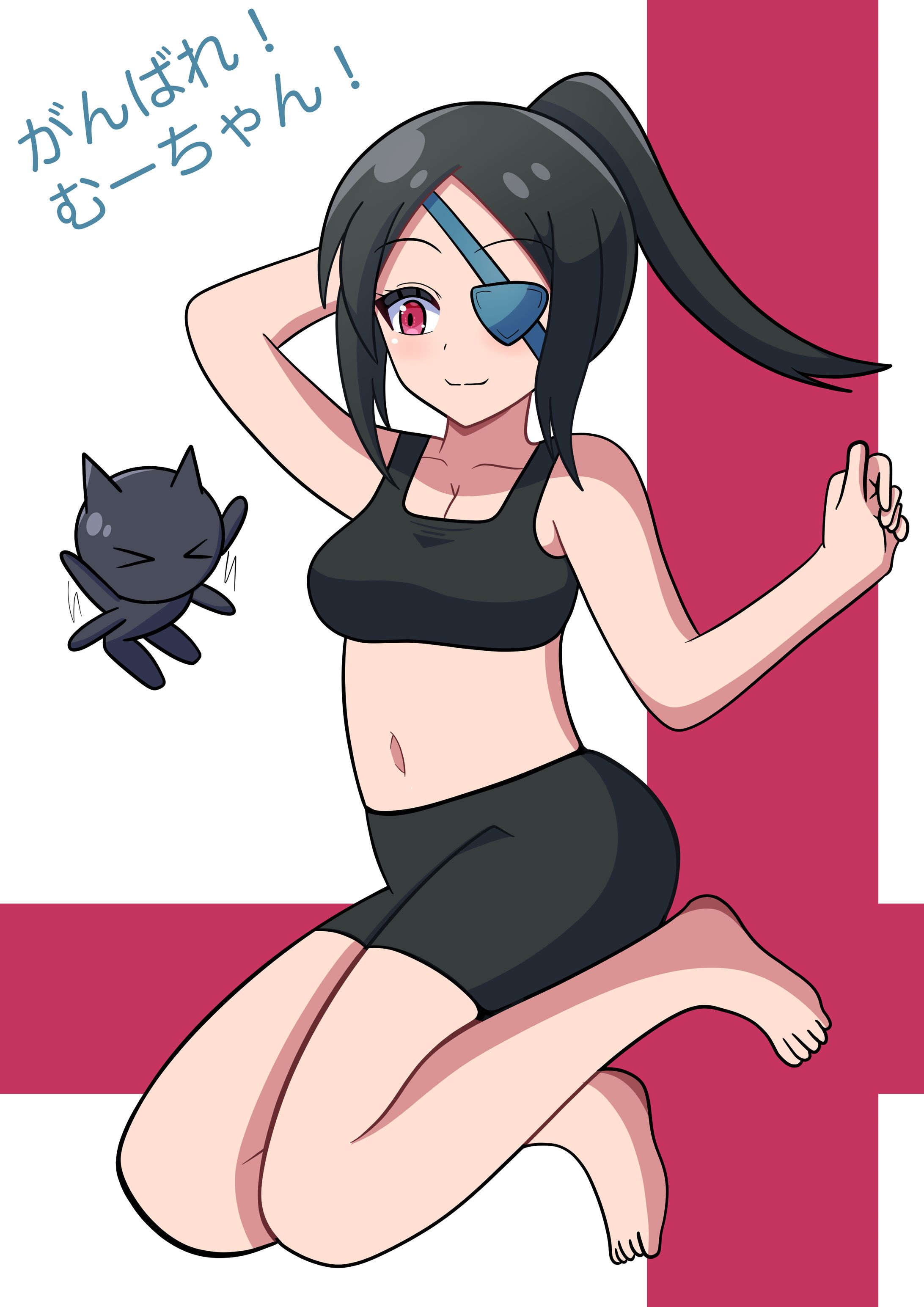 うちの子でポーズ練習：りあすver-1