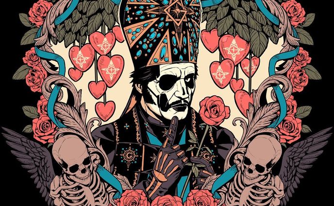 Papa Hearts❤️☠️❤️ merch designs for GHOST
