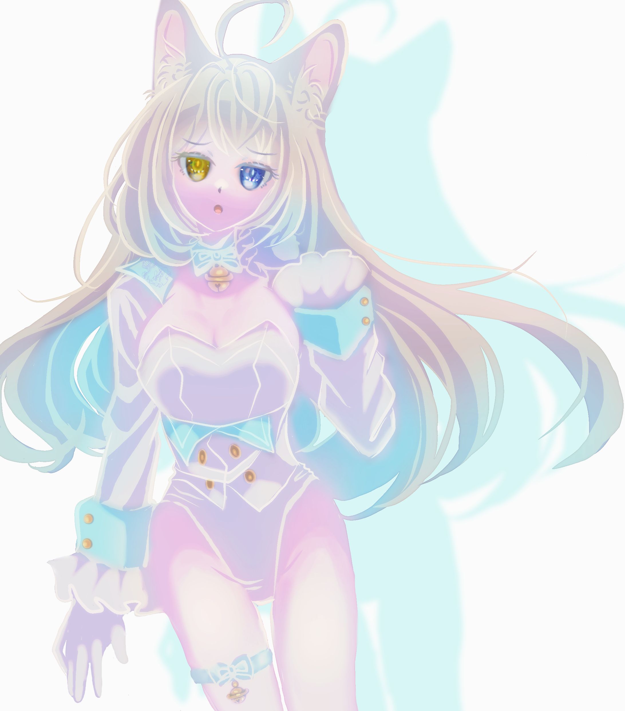 オリジナルキャラクター・ミルクティー猫-1