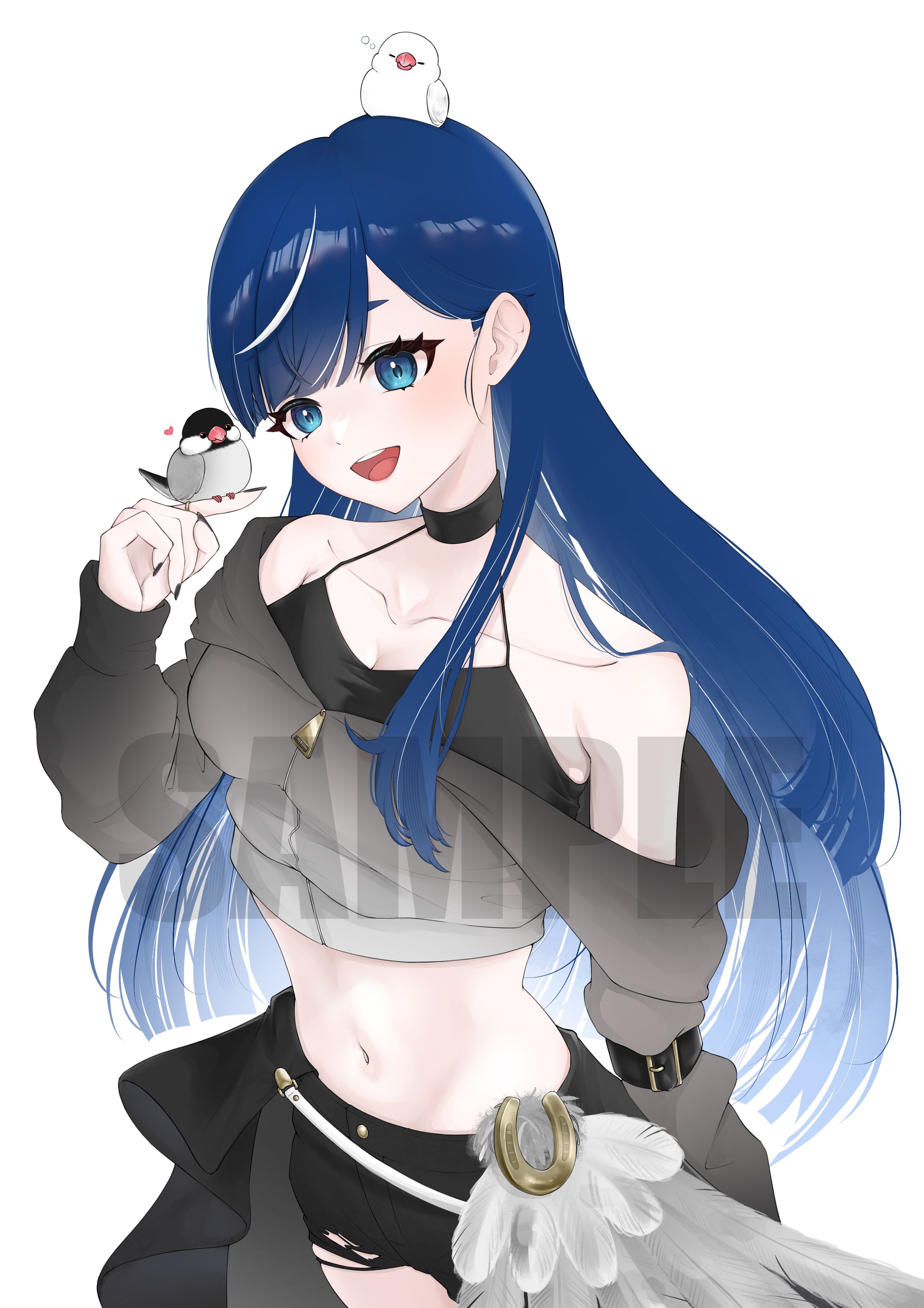 小鳥遊ゆんあ様　アイコン用イラスト-1