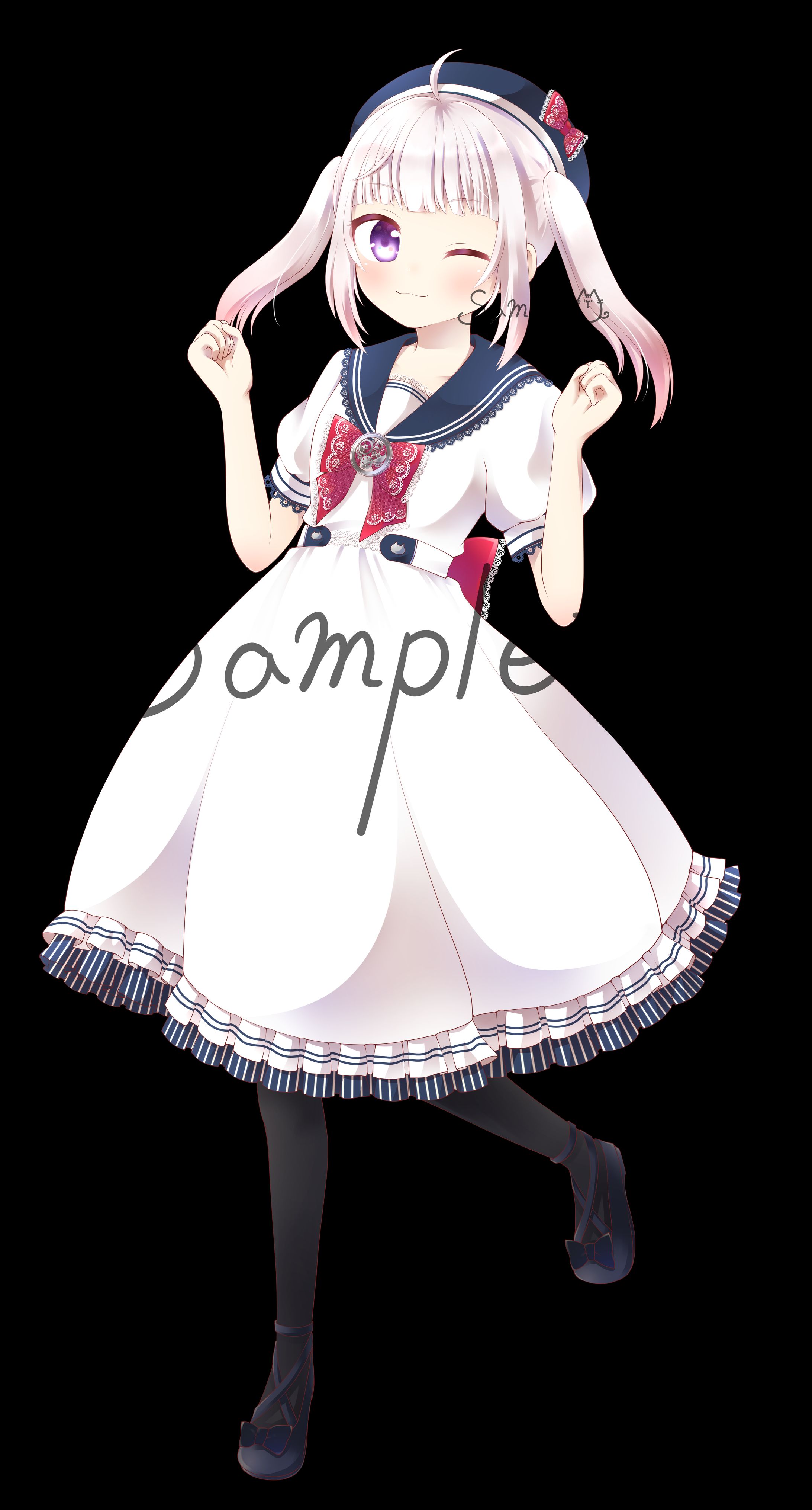 【立ち絵/依頼】FA_芽音のこ様/閏月ナコ(VTuber)-1