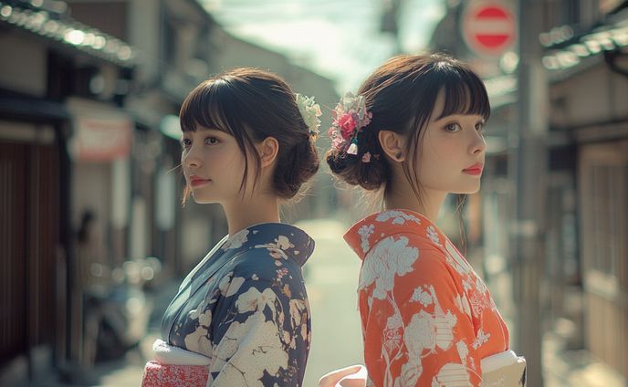 着物女子