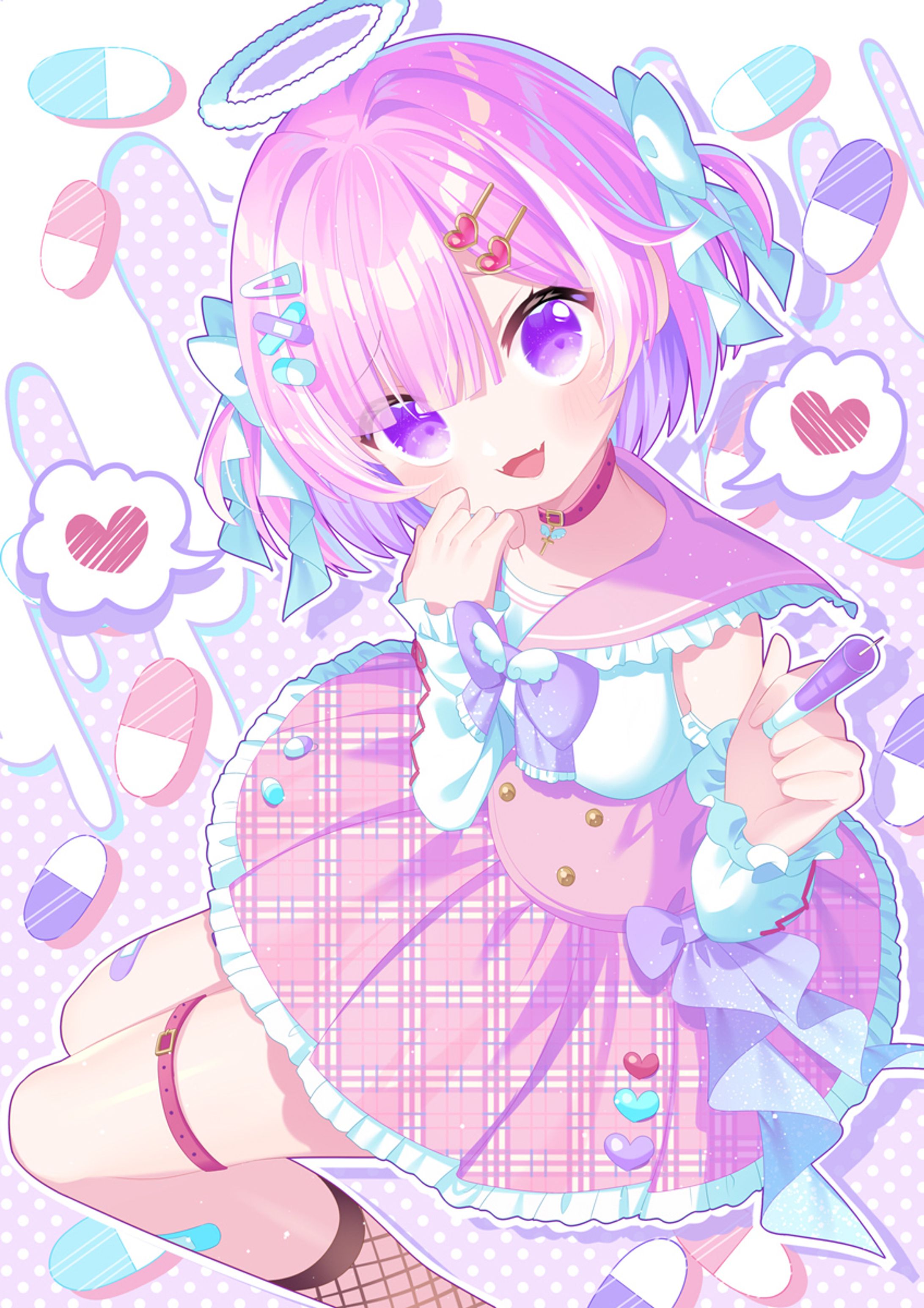 病白めめ様 活動用イラスト-1