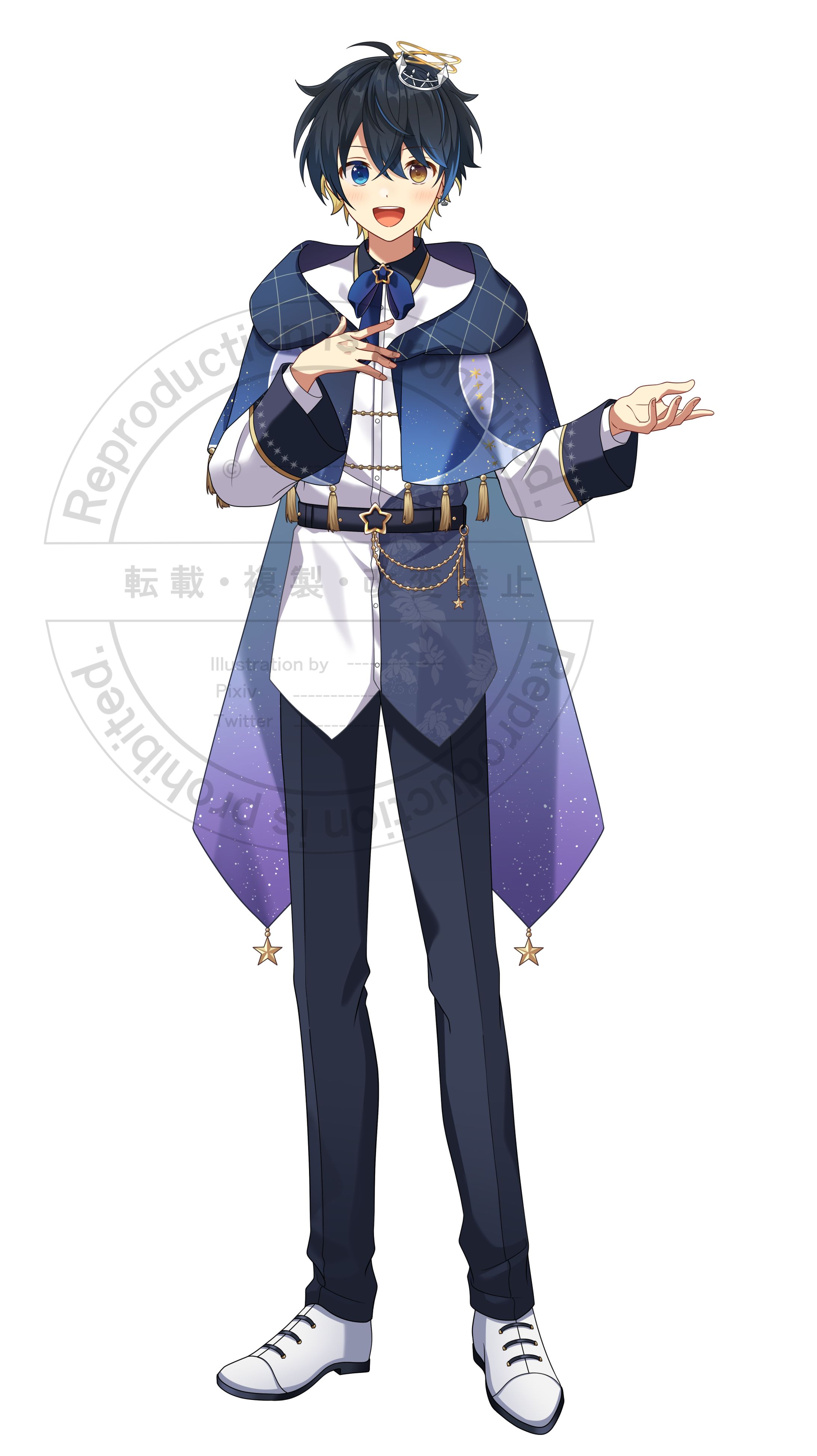 【Live2D立ち絵】星渡ゆまる-1