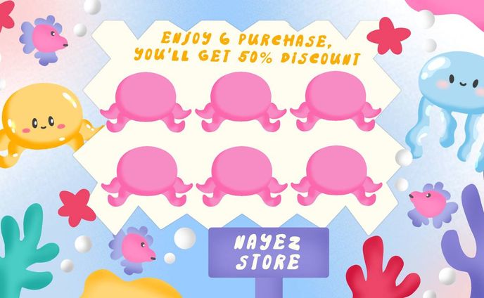 custom loyalty card for nayez store