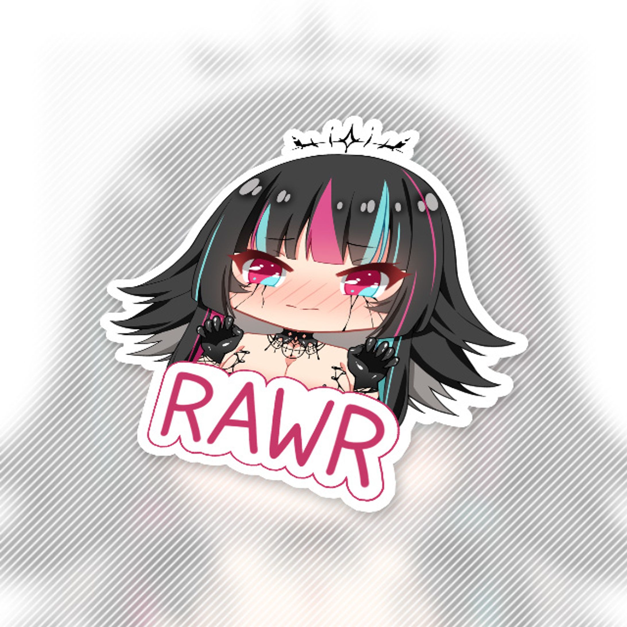 Emma Llama Sticker Commission-1