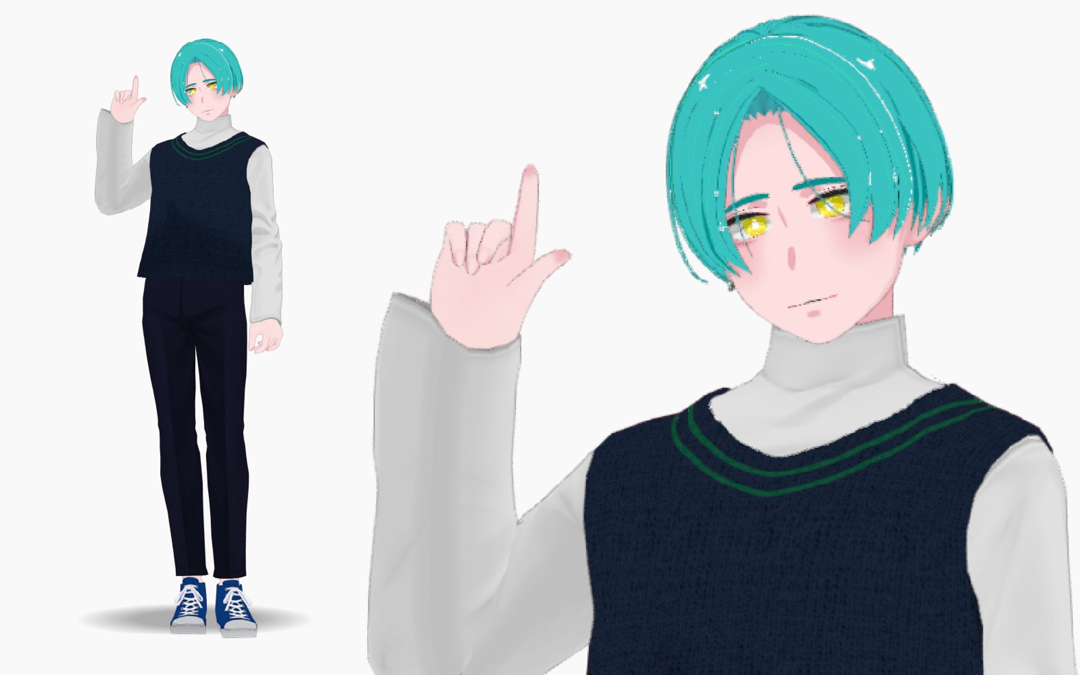 3Dモデル-冬馬うと-1